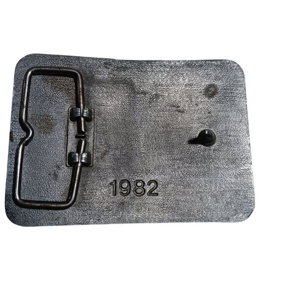 American Farmer Vintage Belt Buckle  New Holland I'm Proud To Be A Reliable 1982 - Picture 3 of 5